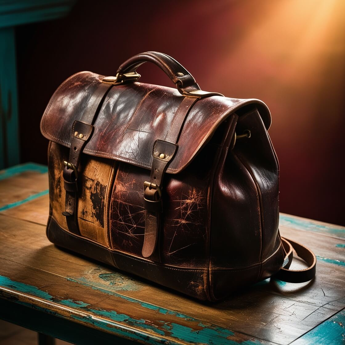 How to remove scratches from leather bags